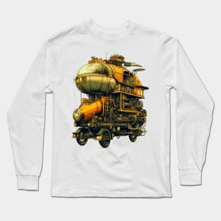 Dieselpunk Hovercar Long Sleeve T-Shirt